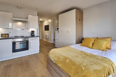 1 bed studio, Eastern Blvd, City Centre, Leicester, LE27JD - Image 1
